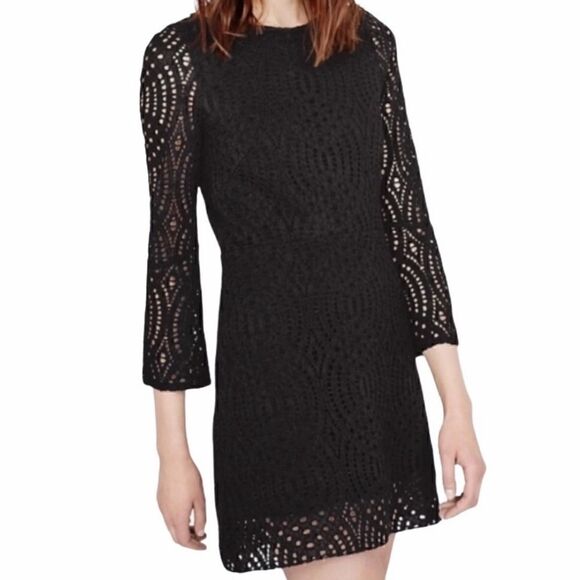 Maje Reverso Black Lace Dress - Picture 4 of 10